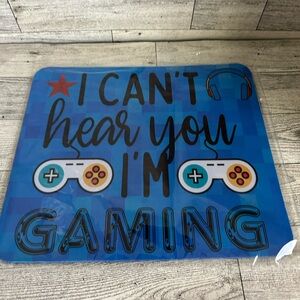 Blue Gaming Mouse Pad